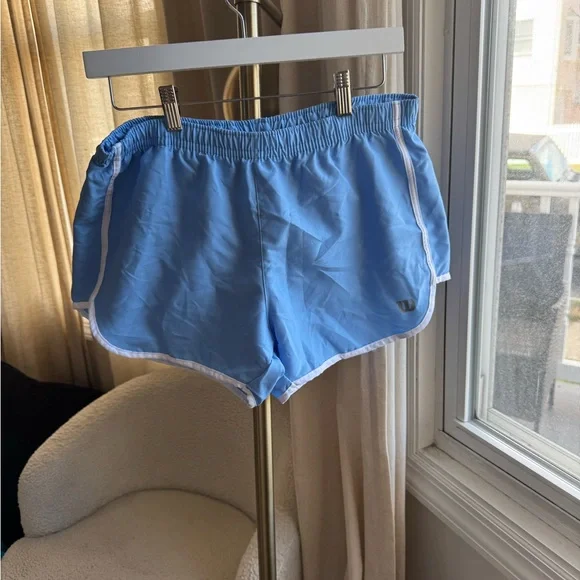 Wilson Women's Light Blue Athletic Shorts | Extra Large - Picture 1 of 5